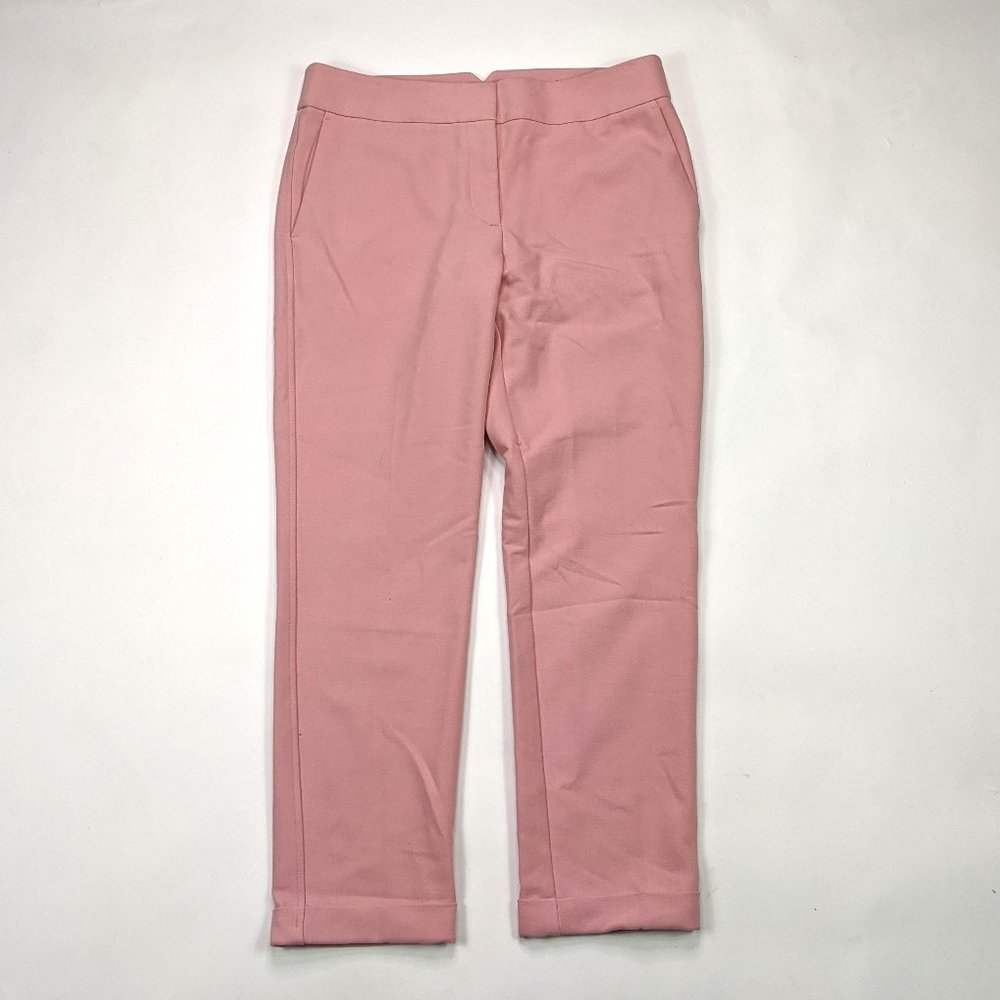 LOFT Marisa Skinny Ankle Size 8 Pink Dress Pants